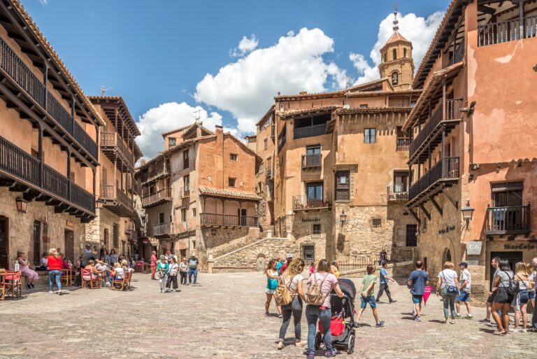 Albarracin,spain,-,May,29,2022,-,At,The,Main,Sqaure,Of