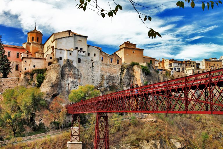 Beautiful,Cuenca,,Spain,,View,With,Bridge