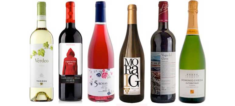 Här ses ett urval av de 150 rekommenderade vinerna ur Los Supervinos 2017. 