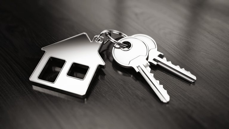 Key,To,A,New,Home,Concept,-,House,Keys,With