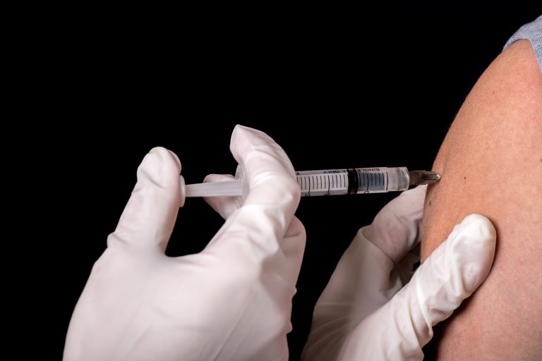 Close,Up,Of,A,Person,Being,Vaccinated