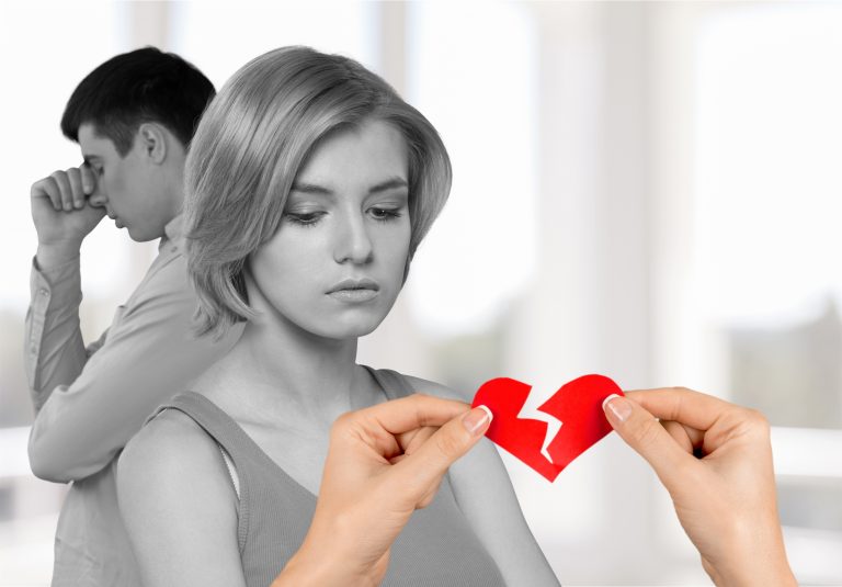 Heart,Shape,,Broken,,Divorce.
