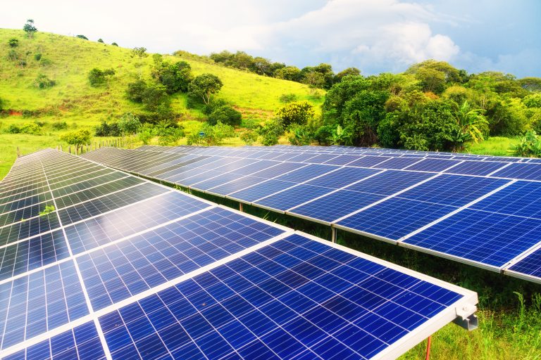 Solar,Panels,Photovoltaic,Cells,In,A,Clean,,Green,,Renewable,And