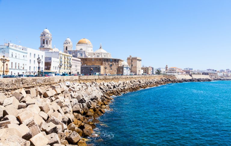 A,Sunny,Day,With,A,Deep,Blue,Sky,In,Cadiz,