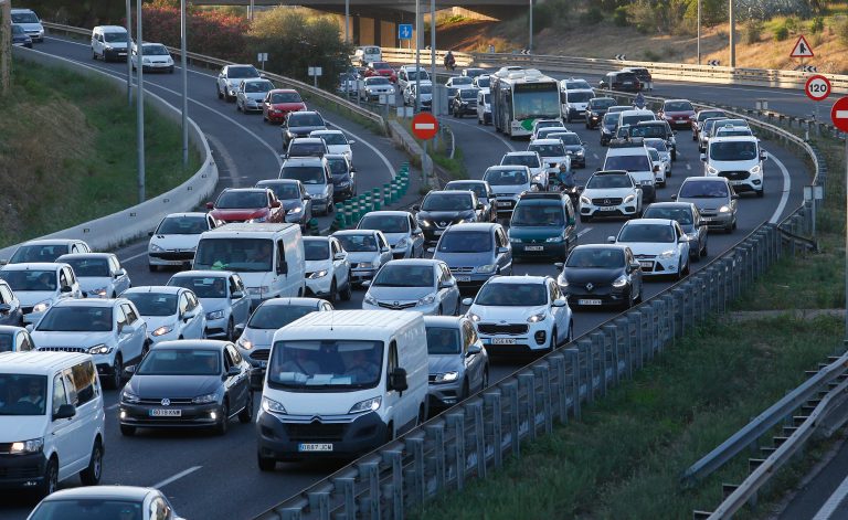Palma,De,Mallorca,,Spain,/,September,25,,2018:,Heavy,Traffic