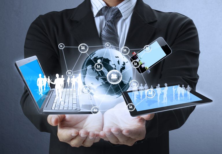 Technology,In,The,Hands,Of,Businessmen