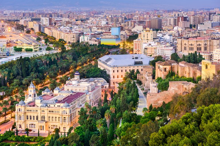 Malaga,,Spain,Cityscape.