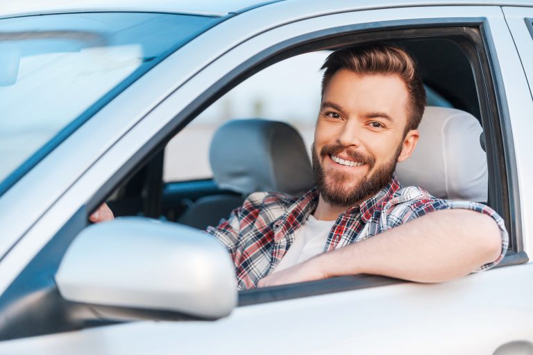 I,Love,My,Car!,Handsome,Young,Man,Driving,His,Car