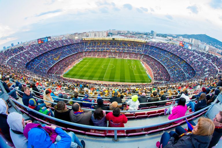 Barcelona,-,Feb,21:,A,General,View,Of,The,Camp
