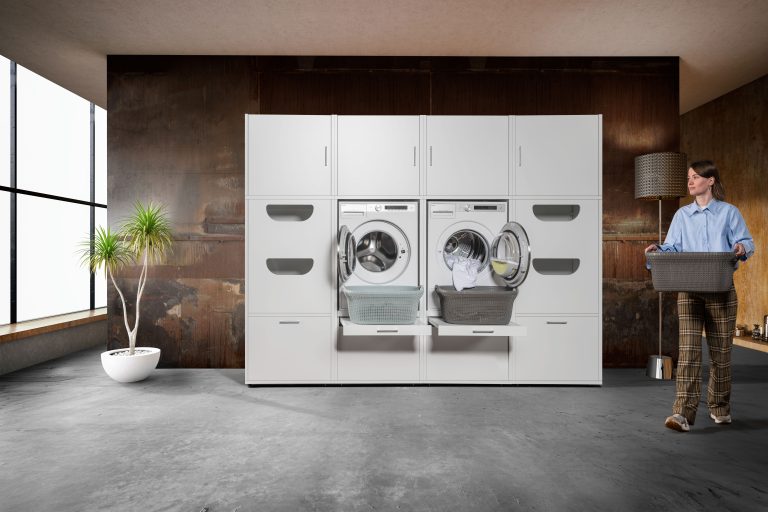 Empty abstract concrete room wall. 3D Render