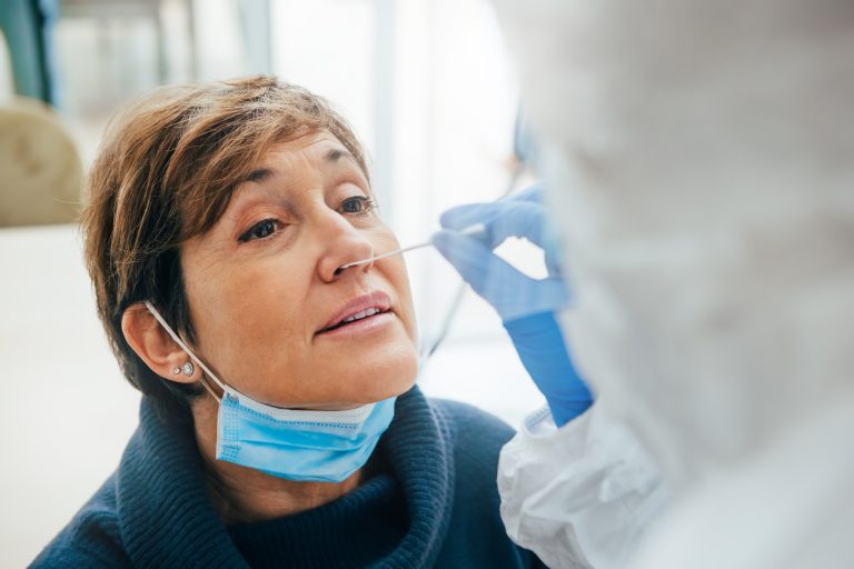 Close,Up,Of,The,Face,Of,Senior,Female,Patient,Being