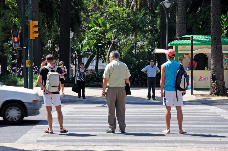 Malaga,,Spain,-,June,14,,2011,-,People,At,Pedestrian