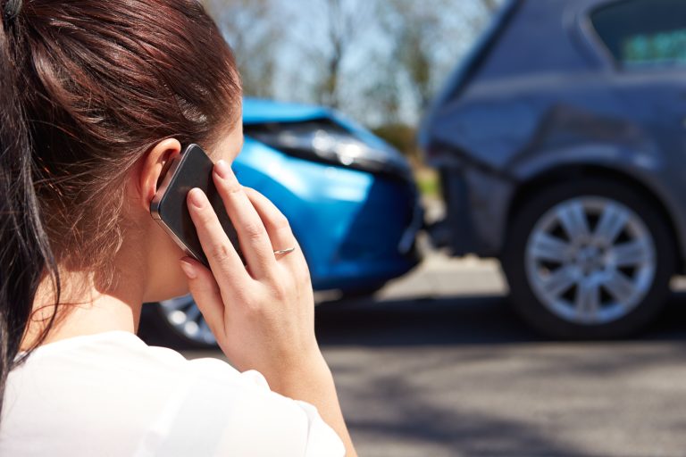 Stressed,Driver,Sitting,At,Roadside,After,Traffic,Accident
