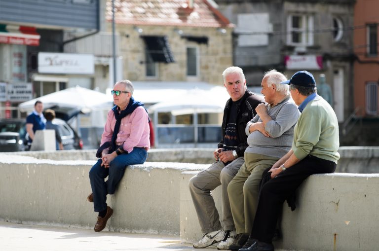 Sanxenxo,,Spain,-,March,9,,2014:,A,Group,Of,Men