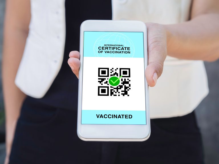 International,Certificate,Of,Vaccination,,Smart,Digital,Passport,With,Qr,Code