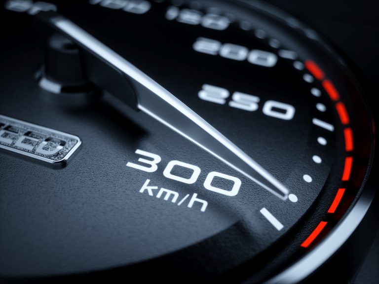Car,Speedometer,3d,Rendering,Illustration.,High,Speed,Concept.,300,Km/h