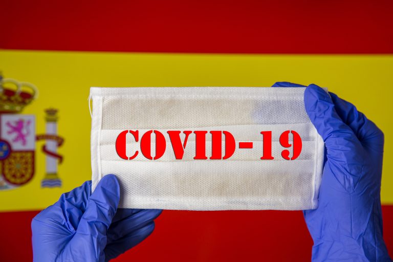 Coronavirus,Outbreak.,Coronavirus,Update,In,Spain.,Word,Covid-19,On,Medical