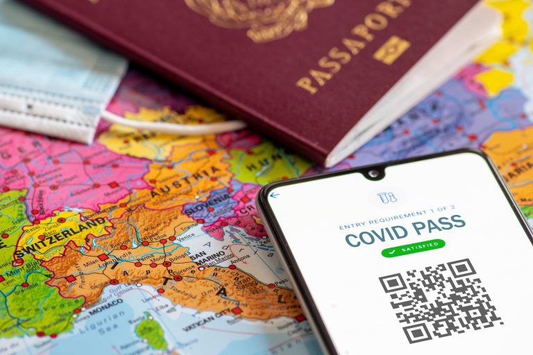 Rome,,Italy,-,March,29,2021:,Covid,Pass.,Eu,Digital
