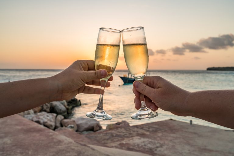 Ocean,Sunset,Views,Around,The,Small,Caribbean,Island,Of,Curacao