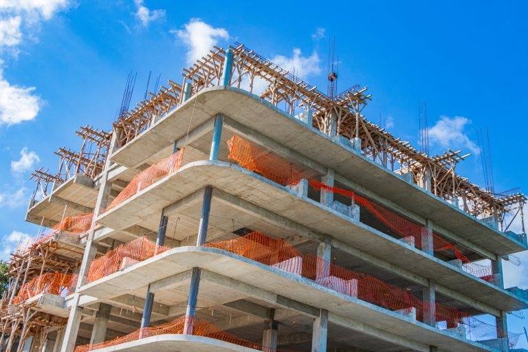 Huge,Hotel,Complexes,Are,Being,Built,Construction,Sites,In,Playa