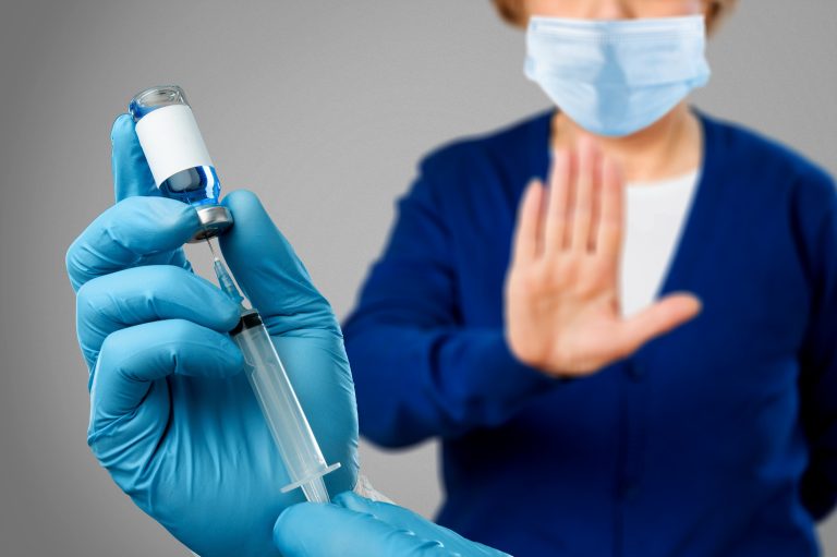 The,Patient,Does,Not,Agree,To,Put,The,Vaccine,,Vaccination.