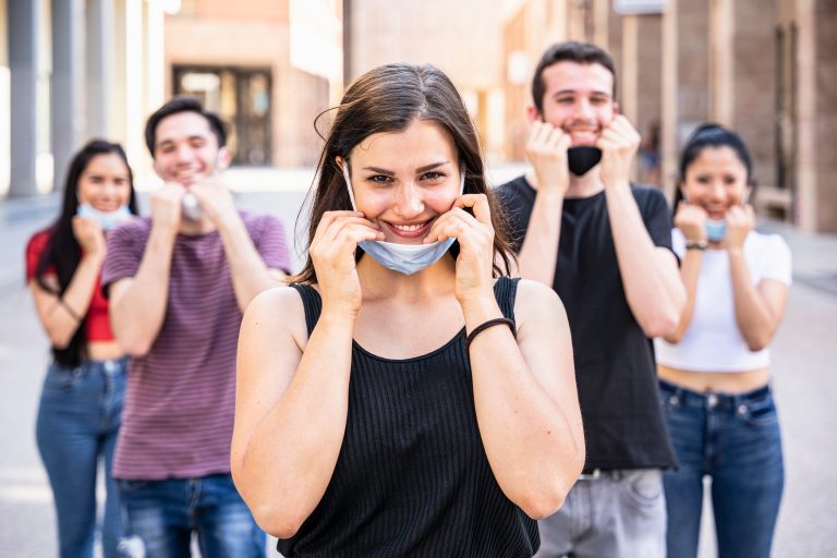 Portrait,Of,A,Group,Of,Young,Millennial,Friends,Lower,The