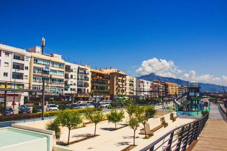 Boulevard,San,Pedro,De,Alcantara.,Promenade,In,The,City,Of
