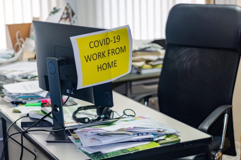 Empty,Office,Space,While,Officer,Is,Working,From,Home,To