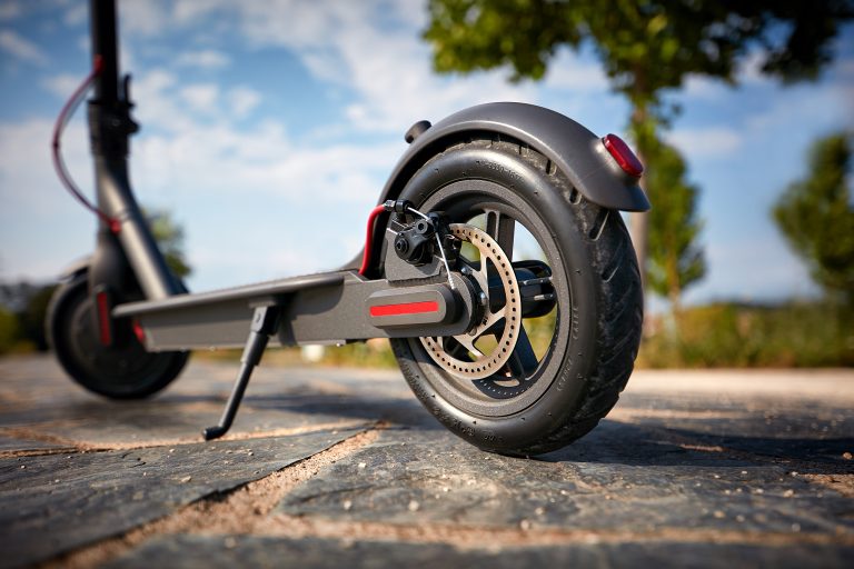 Electric,Scooter,Back,View