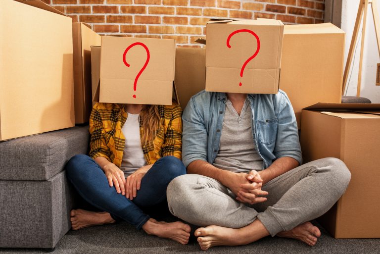 Confused,Couple,Of,Having,To,Move,And,Arrange,All,The
