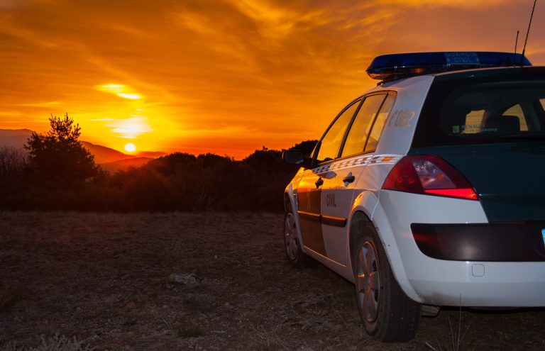 Piornal,,Spain,-,Mar,16,,2012:,A,Civil,Guard,Vehicle