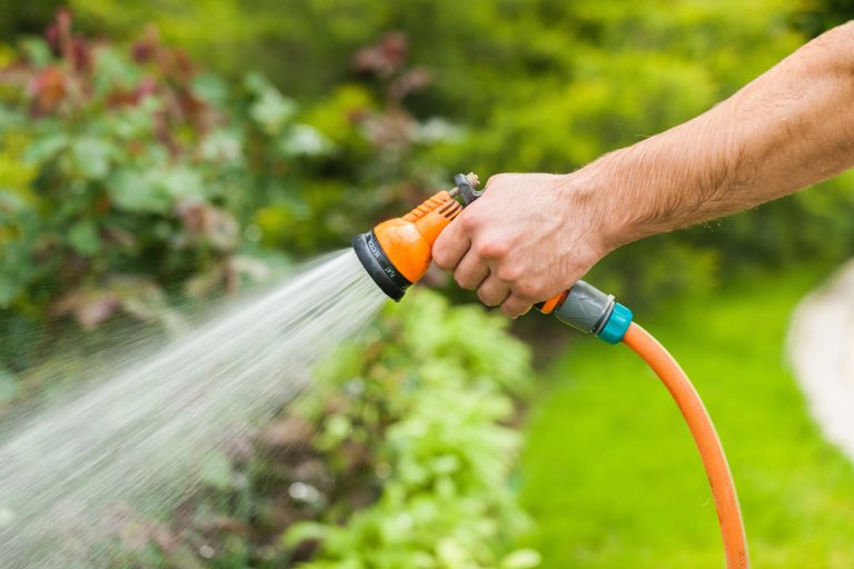 Gardening,,Hose,,Watering.