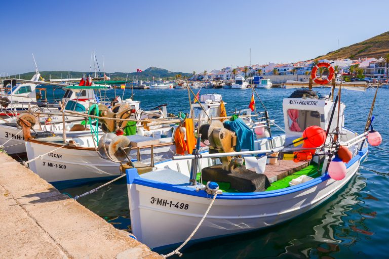 Fornells,Port,,Minorca,Island,-,Jun,17,,2017:,Typical,Colorful