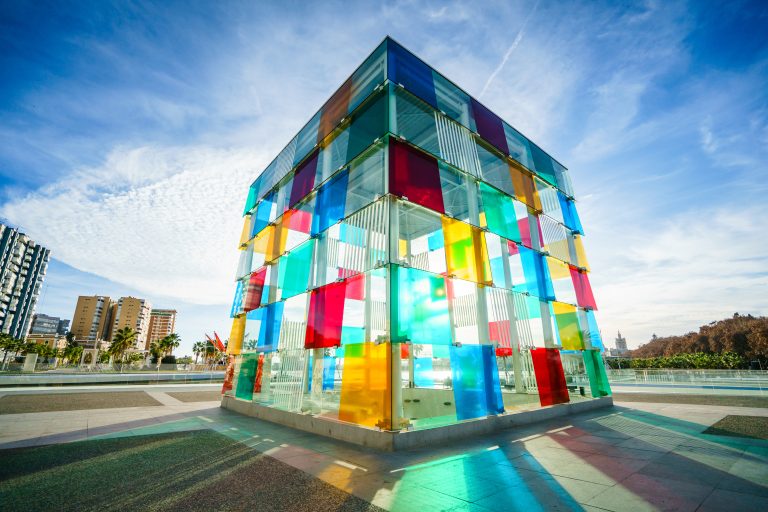 Malaga,,Spain,-,January,23:,Pompidou,Centre,On,January,23,