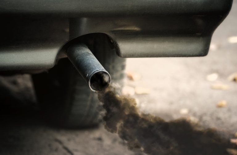 Smoke,From,Old,Dirty,Car,Pipe,Exhaust.