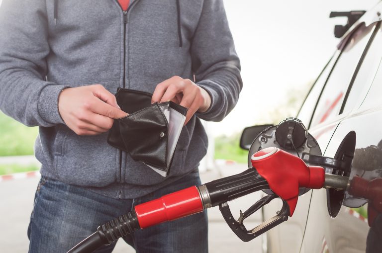 Lack,Of,Money,For,Gasoline,And,Fuel.,Expensive,Gasoline.,Driver