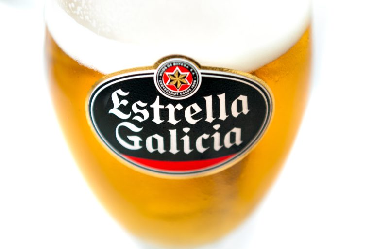 A,Coruna,,Spain,-,May,28,,2016:,Estrella,Galicia,Pale