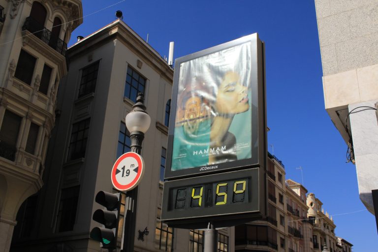 Granada,,Andalusia,,Spain,-,July,29,,2017:,City,Billboard,With