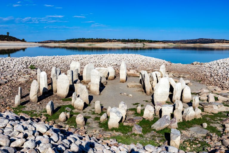 Many,Megaliths,Forming,A,Circle.,A,Sacred,Place,In,Spain