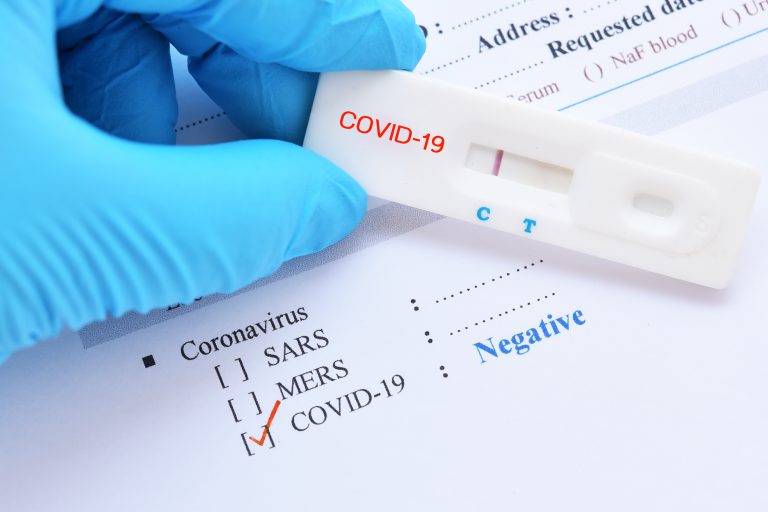 Negative,Test,Result,By,Using,Rapid,Test,Device,For,Covid-19,