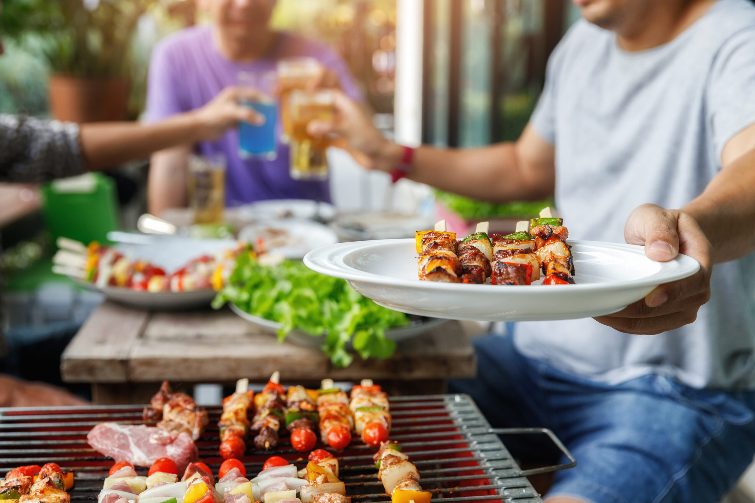 Sommarmat på grillen