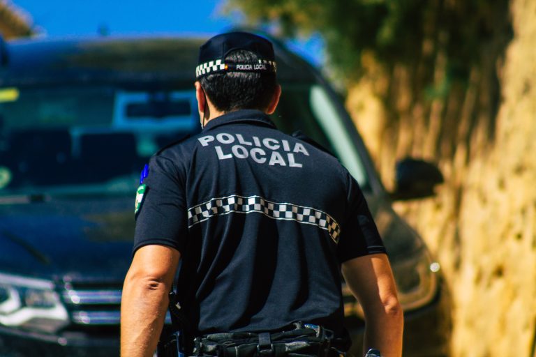 Carmona,Spain,September,26,,2021,Focus,Of,Local,Police,Patrolling