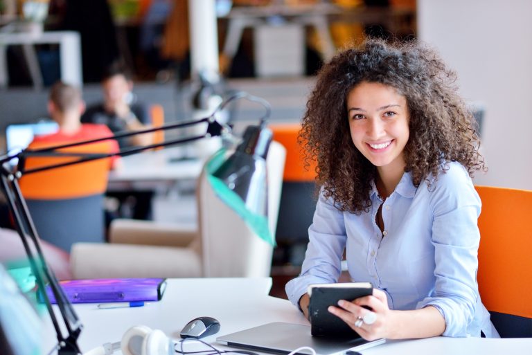 Successful,Business,Woman,Working,At,The,Office