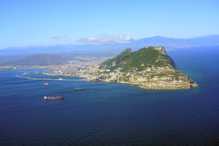 Gibraltar,,United,Kingdom,-27,Apr,2019-,Aerial,View,Of,The