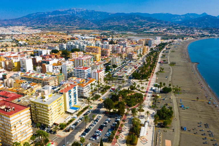 Scenic,Aerial,View,Of,Spanish,Tourist,Town,Of,Torre,Del