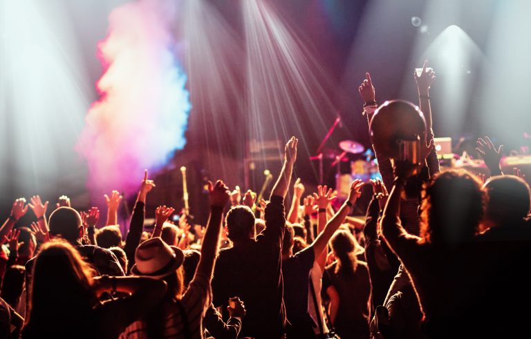 Crowd,At,Concert,-,Summer,Music,Festival