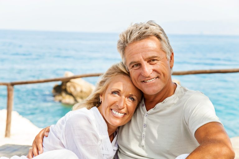 Portrait,Of,A,Happy,Romantic,Couple,Outdoors.