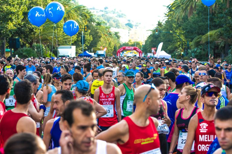 Malaga,,Spain,-,October,22:,Urban,Race,In,The,Street
