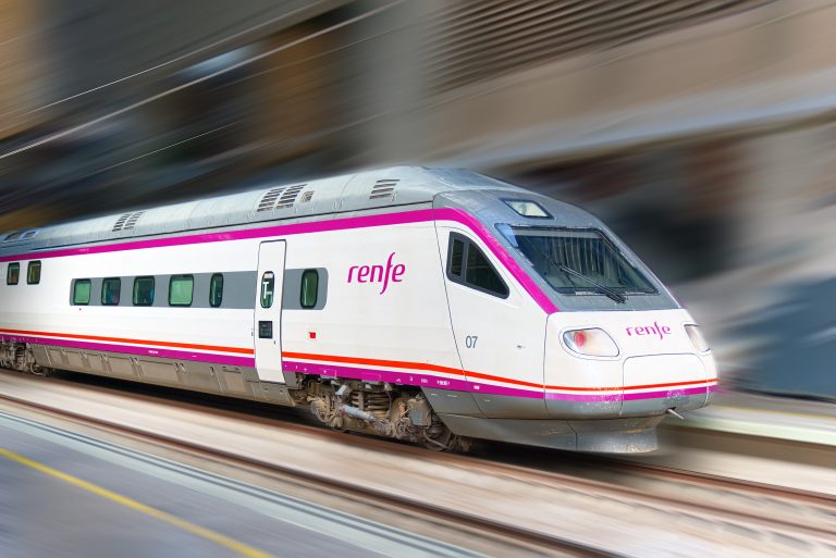 Madrid,,Spain,-,June,08,,2017,:,Modern,Hi-speed,Passenger