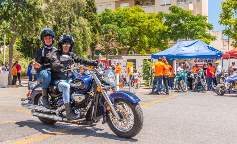 Nerja,,Spain,-,June,10,,2018,People,And,Bikes,On